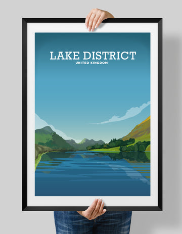 Lake Bled Poster, Lake Bled Hill Prints Print View – Slovenia