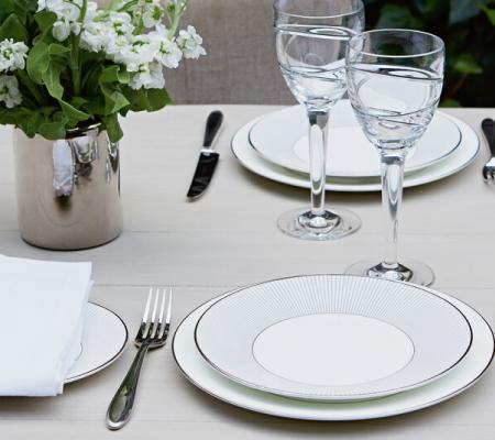 Jasper Conran Pin Stripe - Dinner Sets & Plates | Millys Store