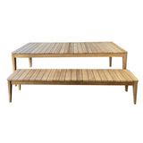 Atoll Teak Outdoor Large Extension Table - 2400/3400x1000mm