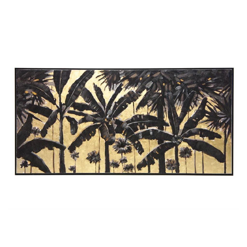 Wall Art Golden Palms Oil Painting Art Prints Furnish