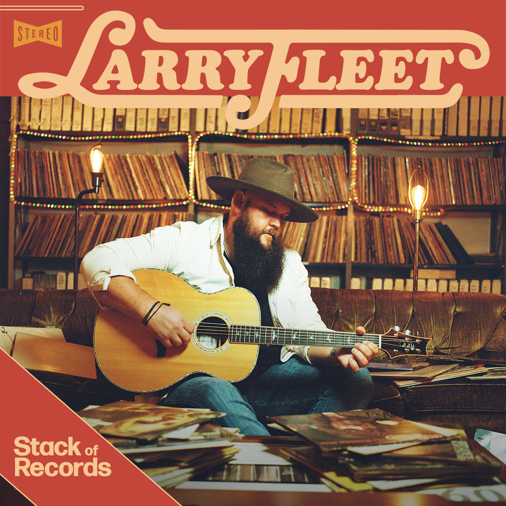 2021 Larry Fleet Stack Of Records CD (SIGNED) Larry Fleet Official