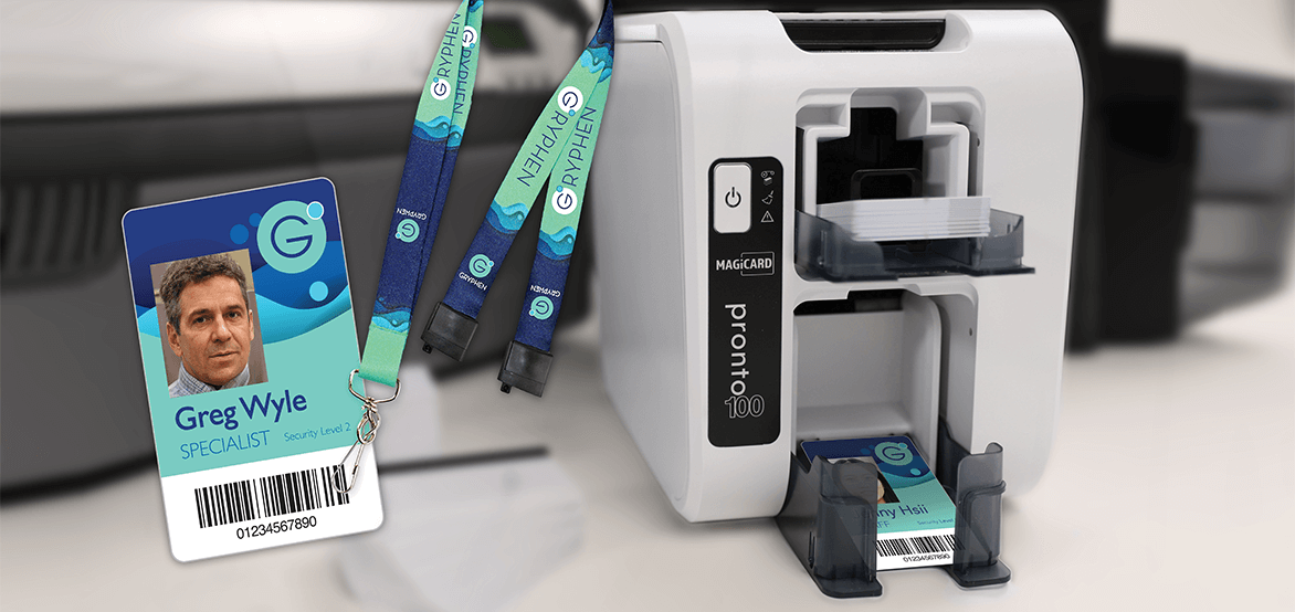  ID Maker Card Printer Machine & Supply Kit for Badge
