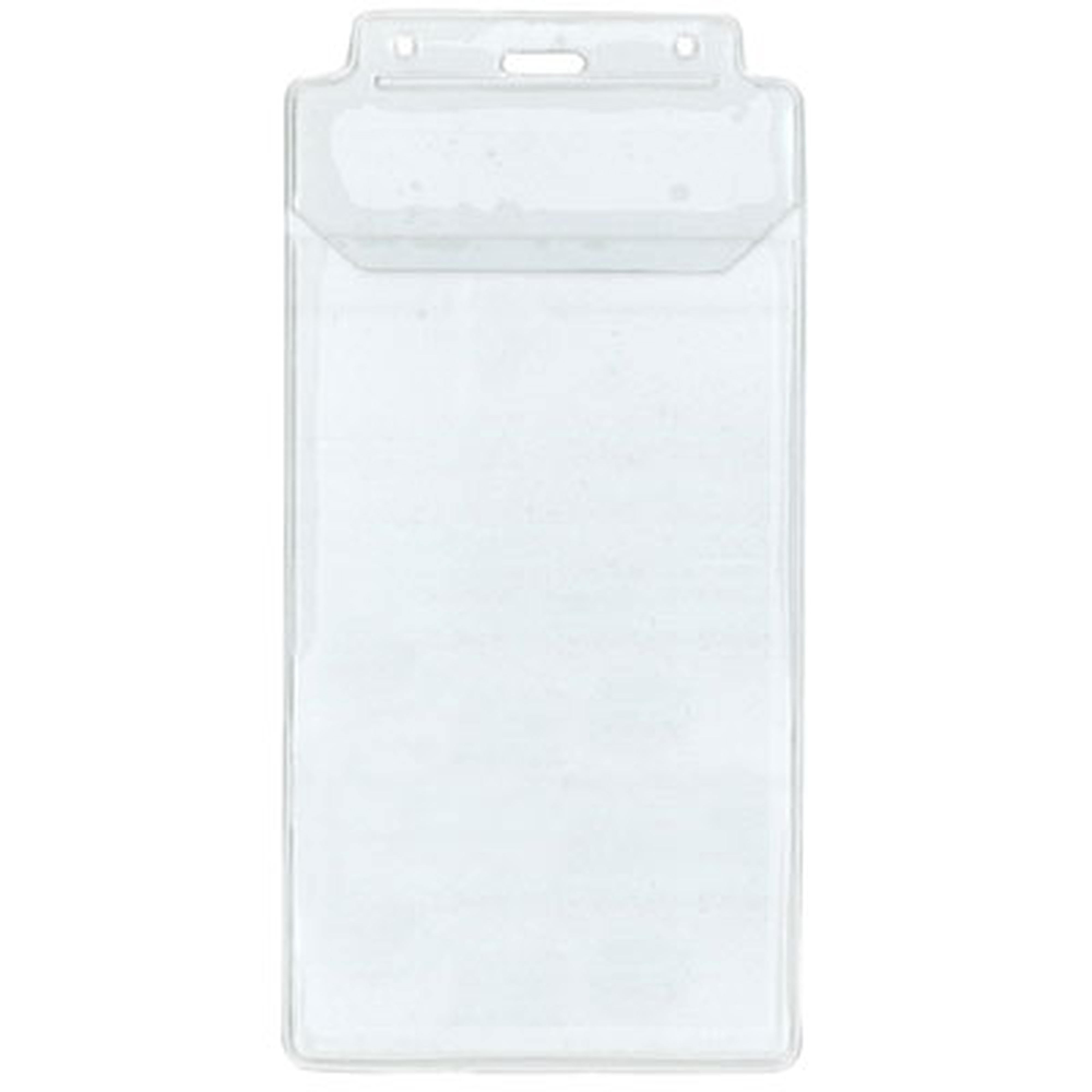 Flexible Vertical Badge Holder with Tuck In Flap, Event Size