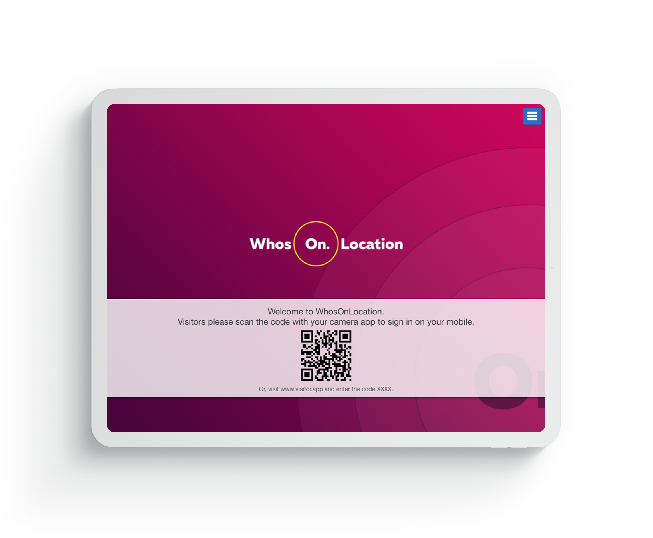 Go touchless with your visitor check in