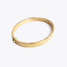 Load image into Gallery viewer, The Rare Double Screw Lock 15cm Bangle in Solid Gold

