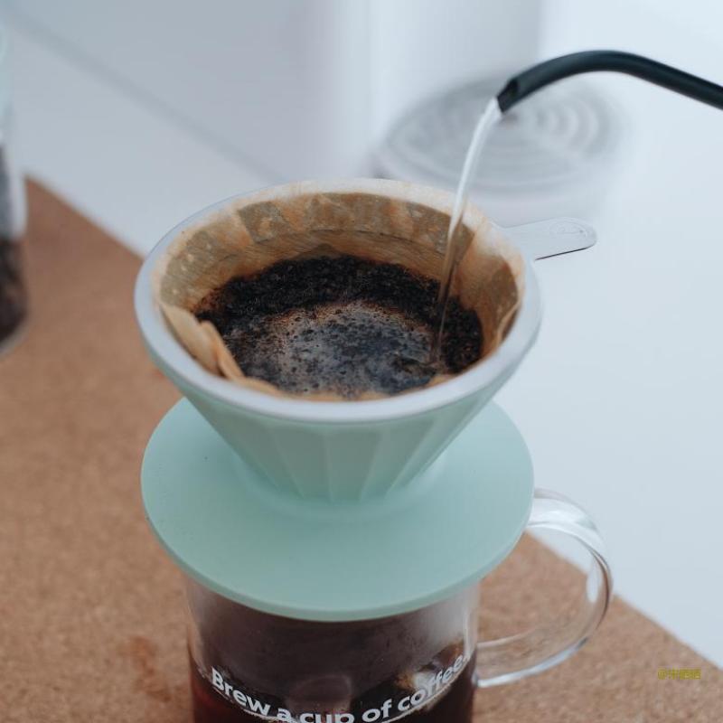 Buydeem CD1024B Glass Cup & Coffee Dripper, 300ML