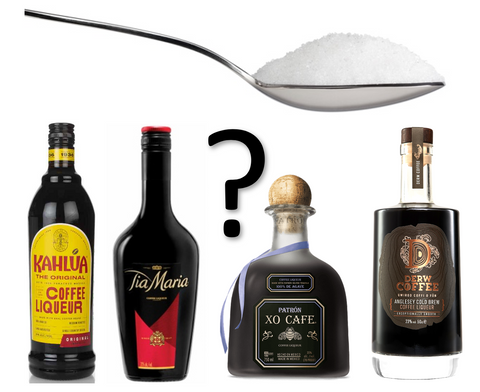 Coffee liqueur sugar content