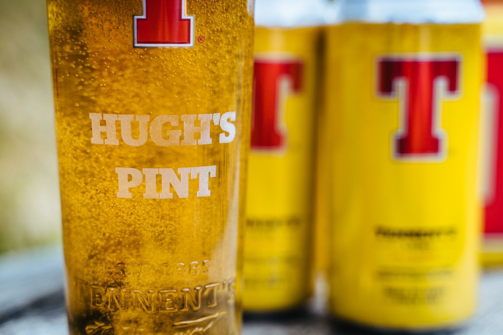 Tennent's Personalised Pint Glass