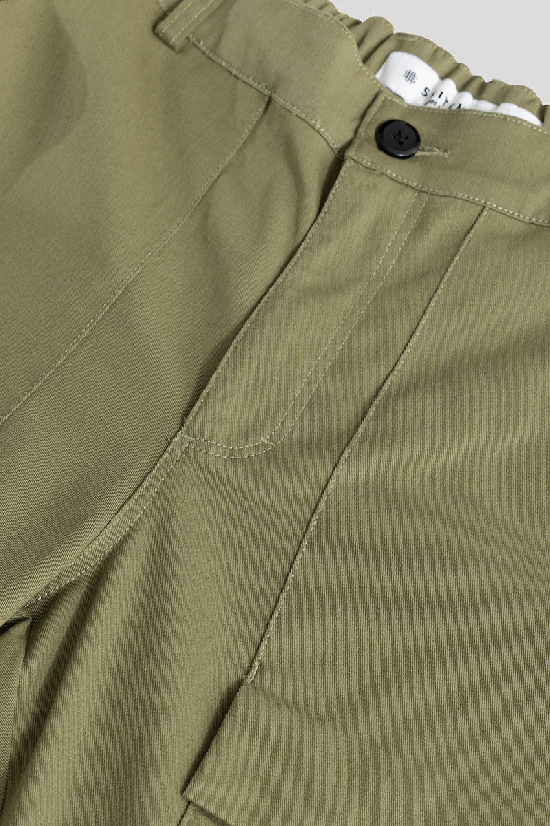 Mens Laid Back Cargo Pant in Olive Green Size 2XL by Fashion Nova