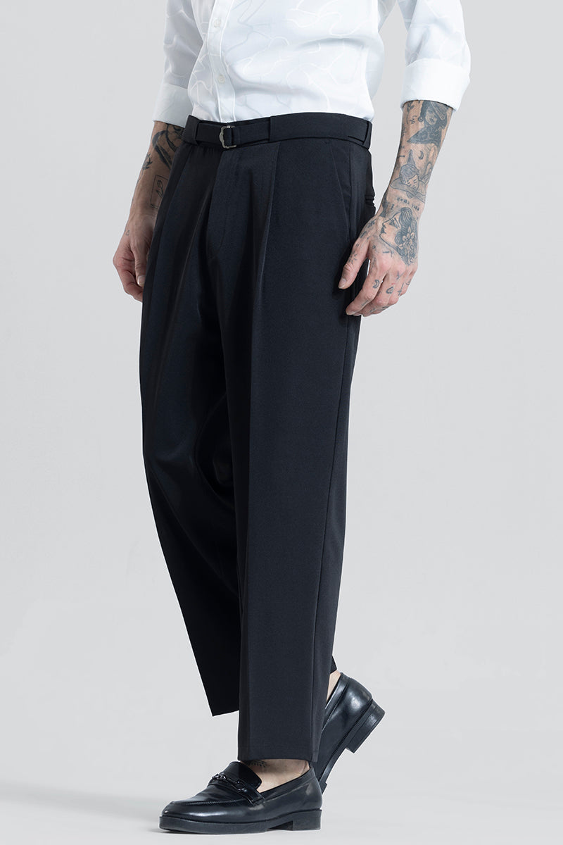 Buy Dark Grey Fusion Fit Mens Cotton Trouser Online | Tistabene - Tistabene