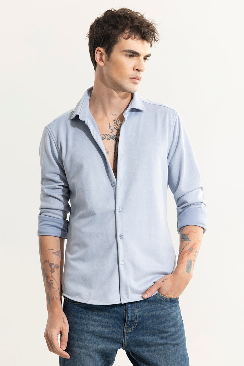 Crafted for You: Explore Custom Blue Shirts for Men - YSG Tailors