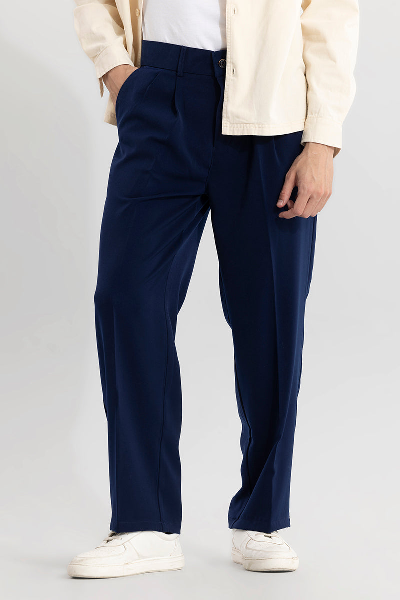 Golfino FLIGHTED BY STYLE LOOSE FIT pants in navy buy online - Golf House