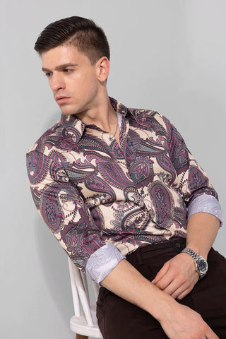 Blue Paisley Shirt Outfits For Men (22 ideas & outfits)