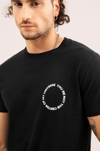 Universe Black T-Shirt - SNITCH