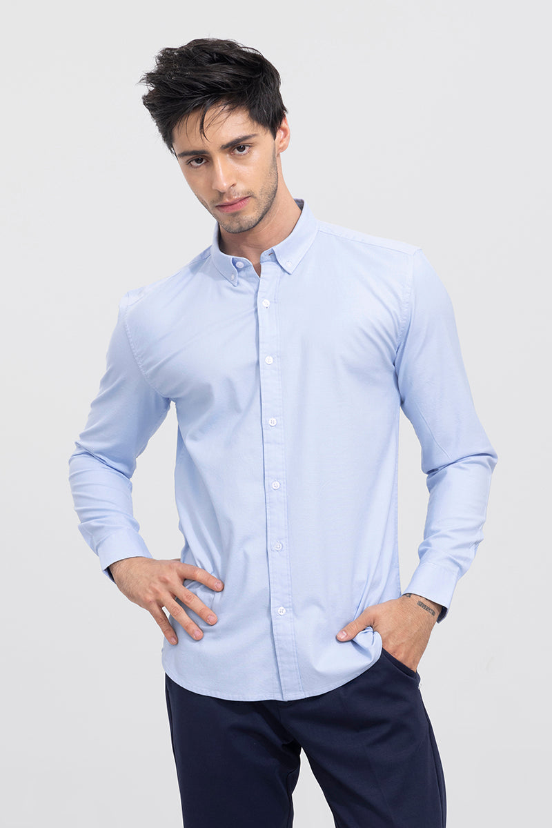 Buy Men's Octet Sky Blue Shirt Online | SNITCH
