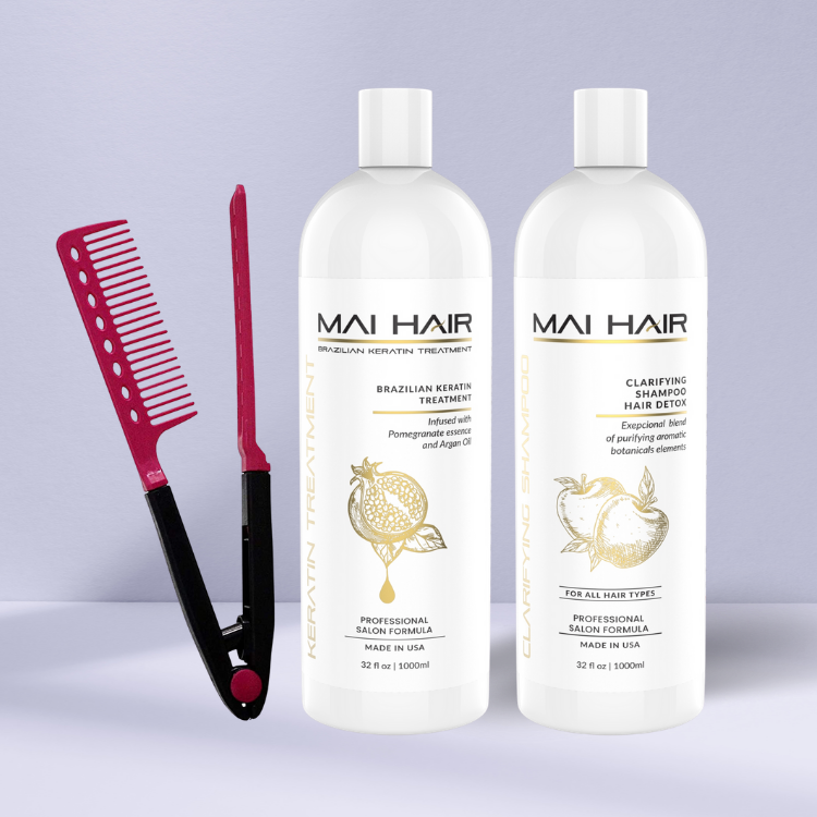 Brazilian Keratin Hair Treatment & Clarifying Shampoo Kit – Hair Keratin