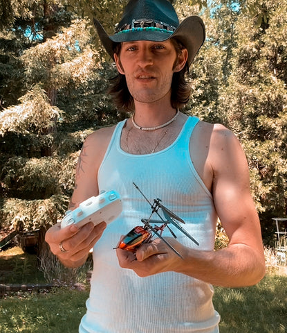 Small size helicopter with one Key take off and landing