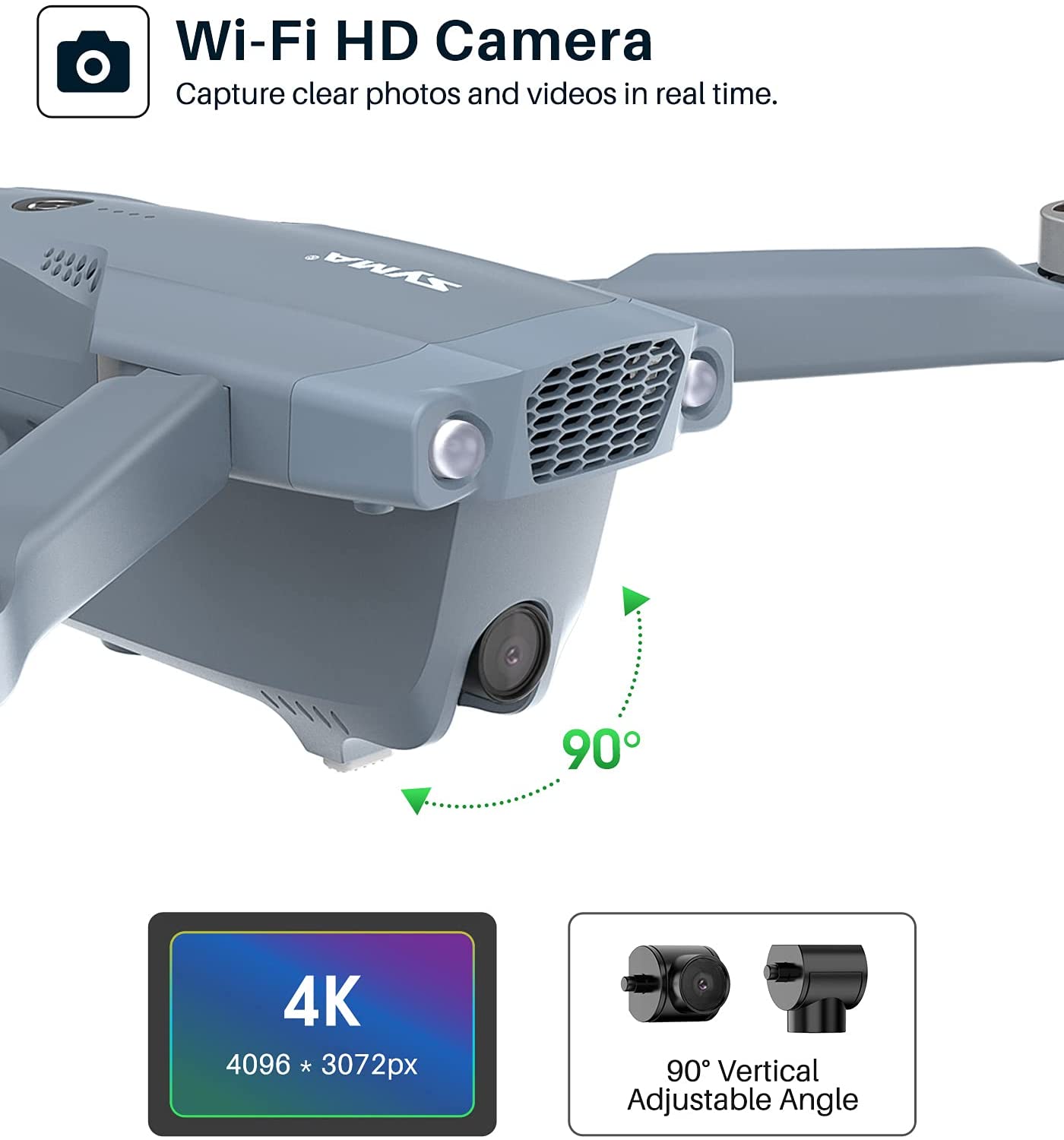 wapenkamer Martelaar shuttle SYMA X500Pro GPS Drones with 4K UHD Camera , 50 Minutes Flight Time, B –  Symatoys