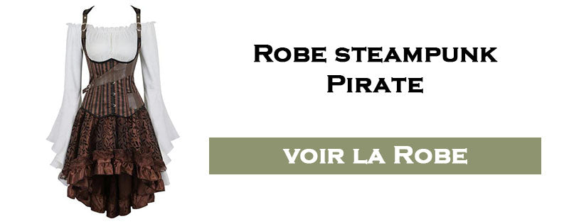 Robe steampunk pirate