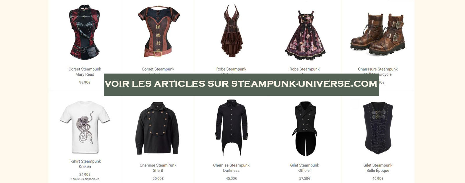vêtements steampunk-universe