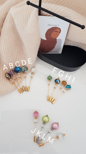 How to make hijab pin at home, Diy hijab pin, clay hijab pins, diy jewelry