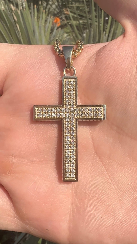 Kat & Chlo Diamond Cross 0.18 Ct Pendant Necklace – Gem Hooray 珠宝汇