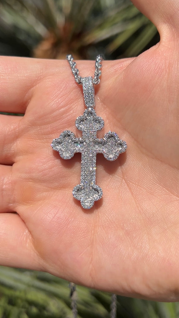 Amazon.com: Mens Gold Russian Orthodox Crucifix Cross Pendant Religious  Necklace Chain 24