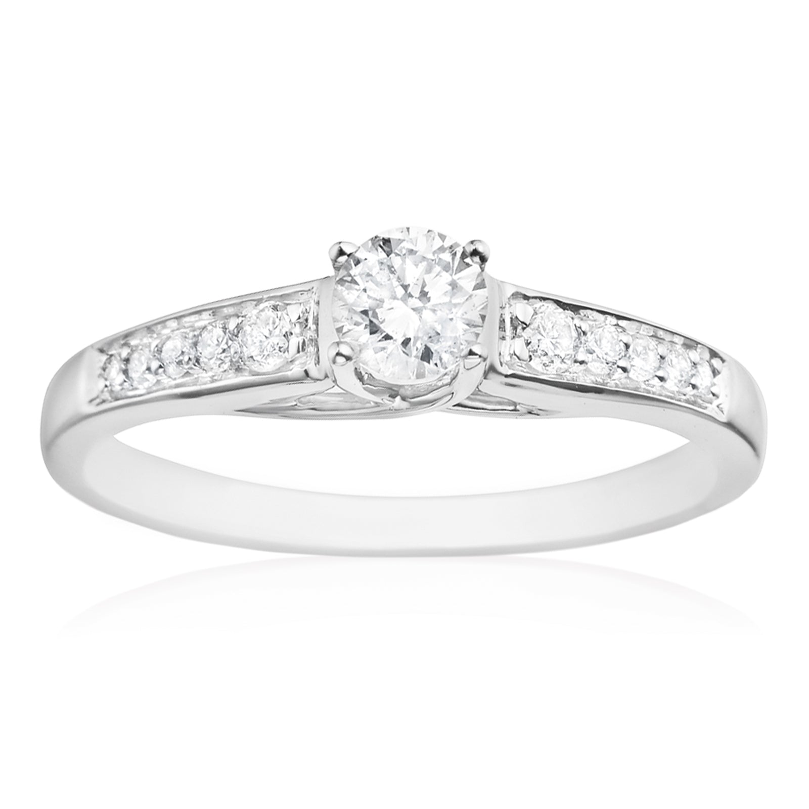 zamels solitaire diamond rings