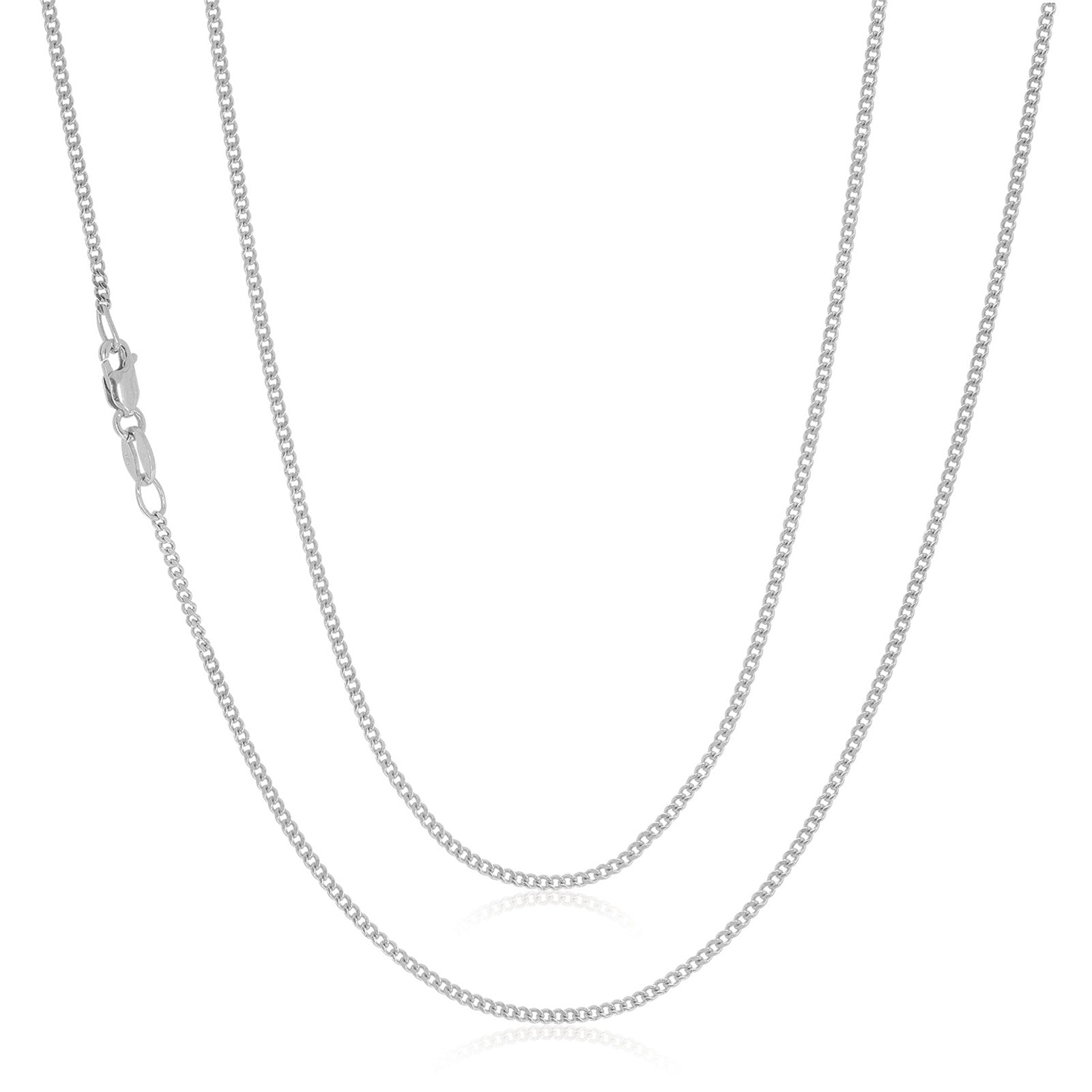 9kt white gold chain