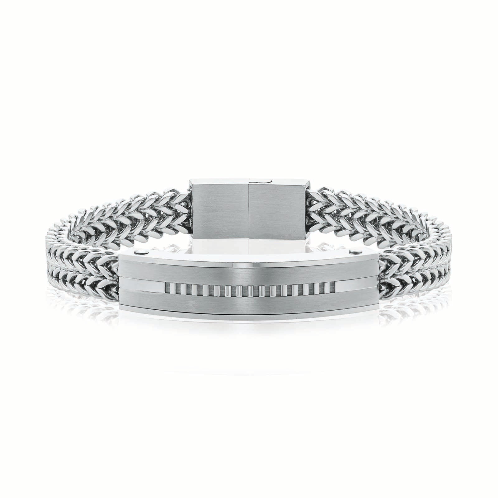 New Silver Cage Bracelet | Heavy Silver Bracelets | Men's Silver Bracelets