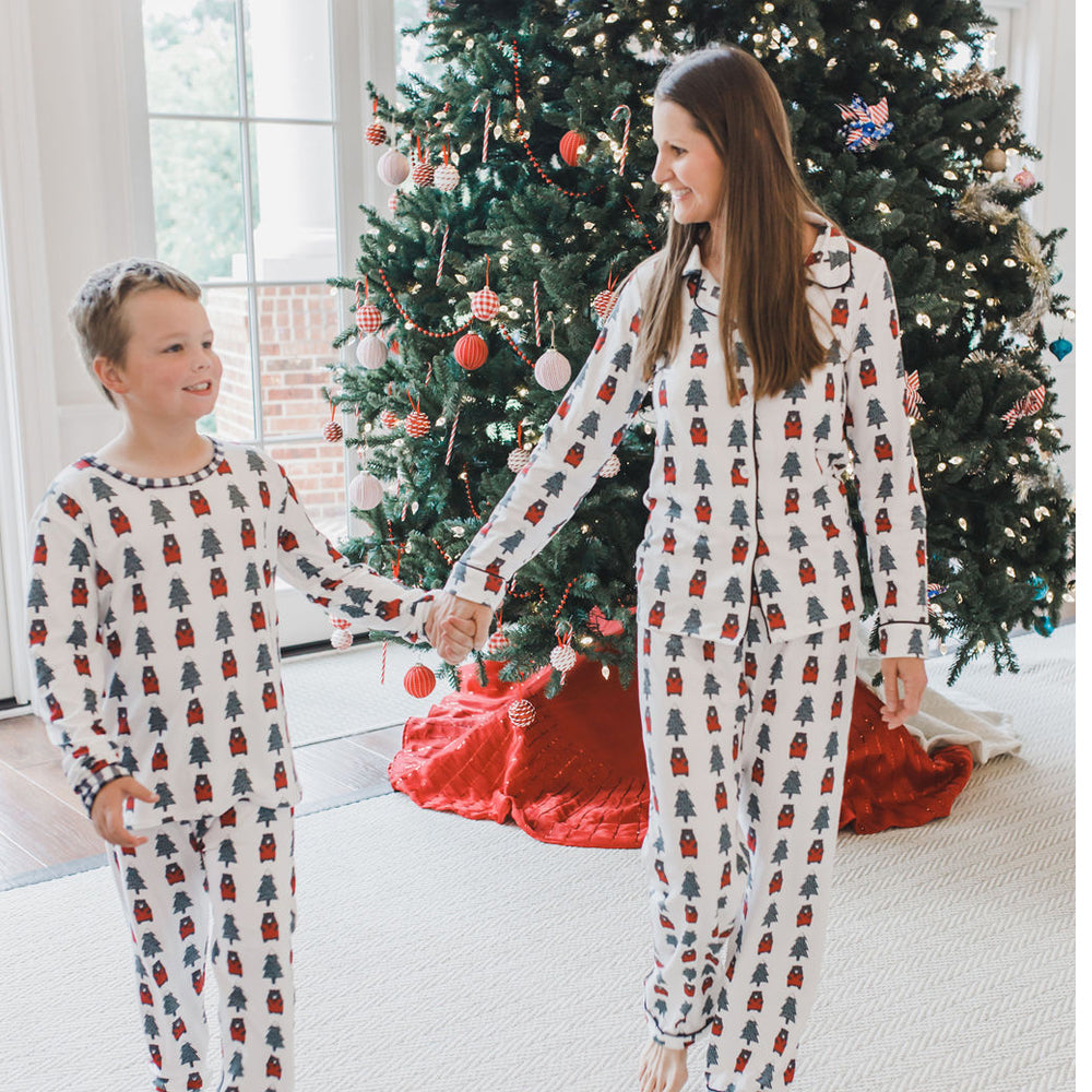 Woodland Bears - Button Down PJs-PREORDER