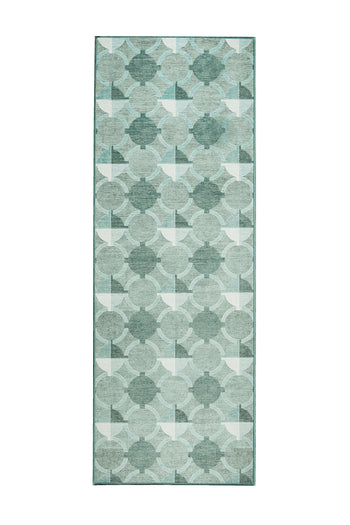 Dula Light Sage Green Washable Rug