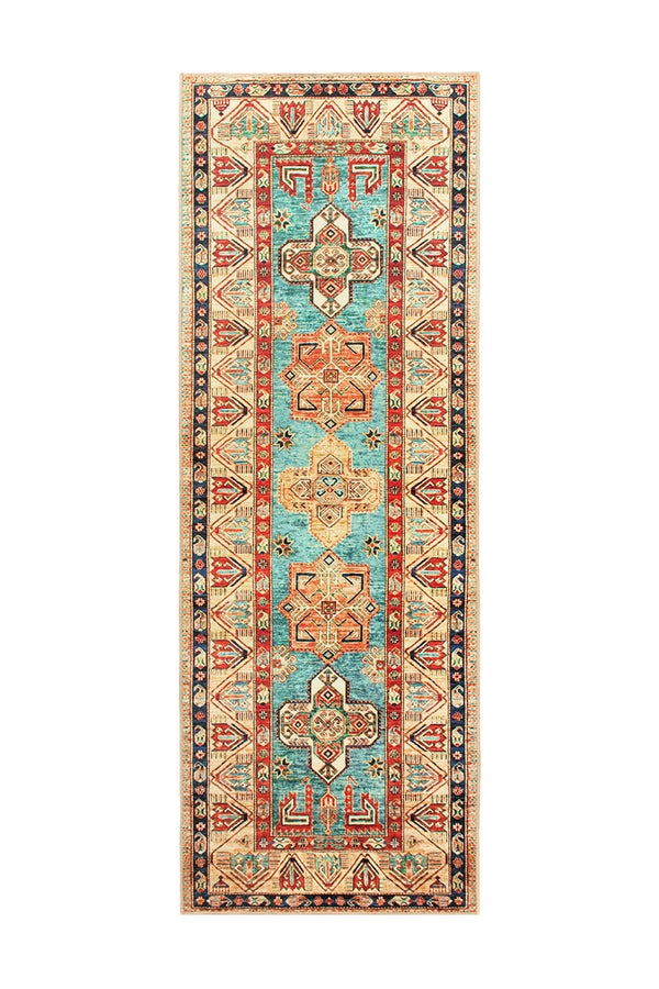 Ottoman Turquoise Washable Rug