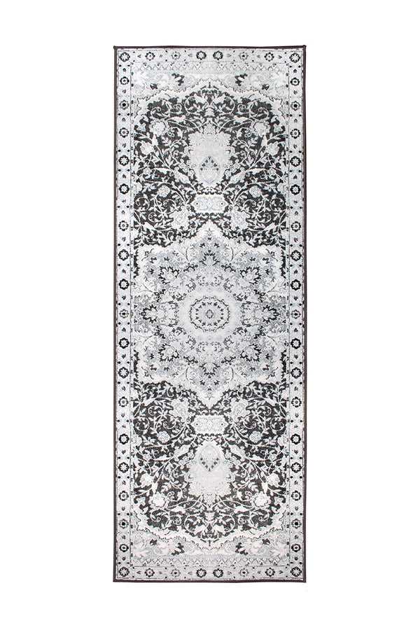 My Magic Carpet Nordic Weave Cool Grey Washable Rug 3'x5