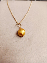 Load image into Gallery viewer, Freshwater Gold Pearl Necklace
