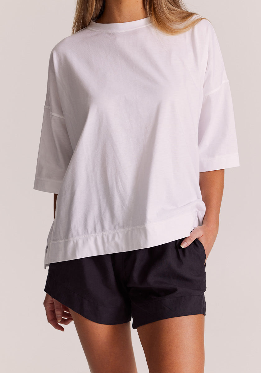 Boxy Tee - White