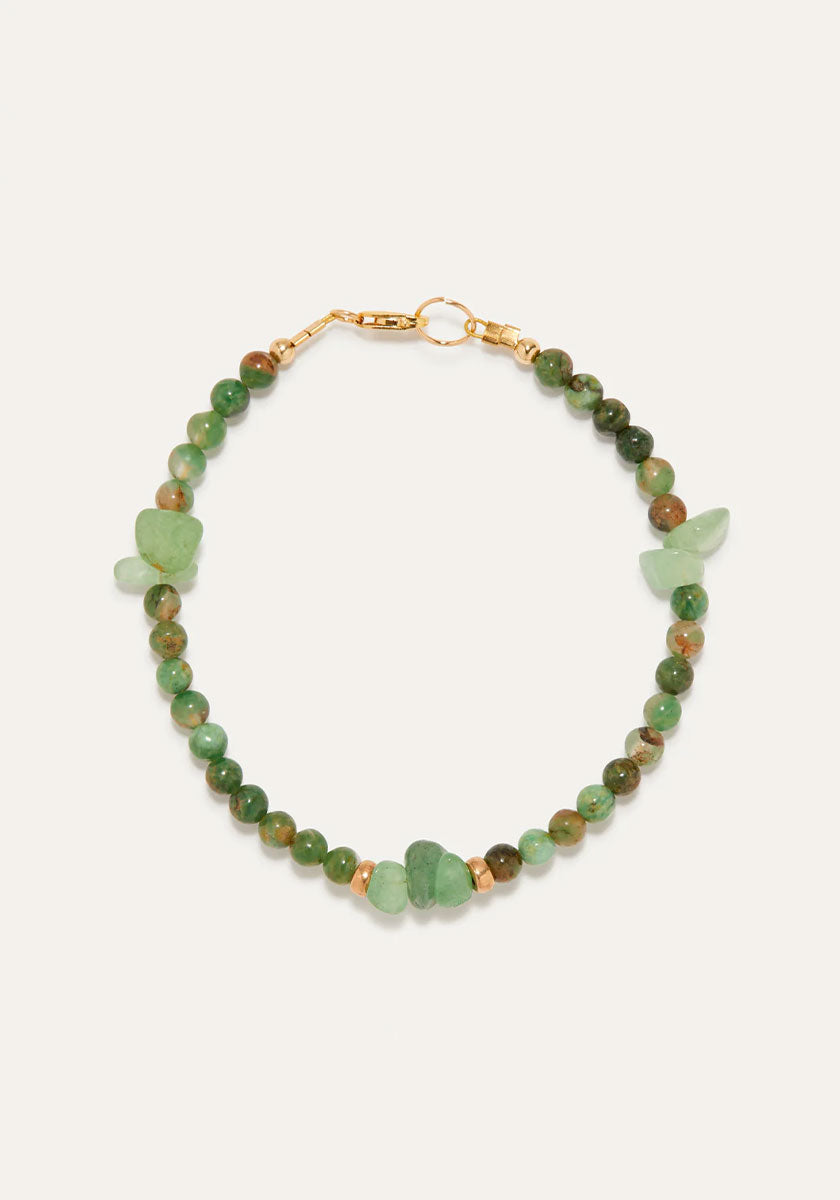 Maryam Bracelet - Green Agate