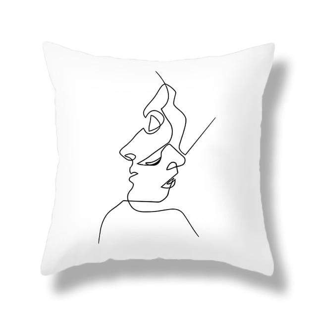 Coussin Visage Trait Mon Coussin