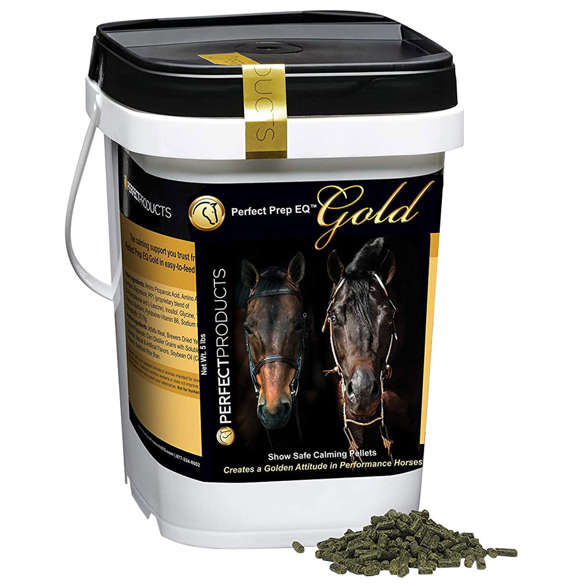 Perfect Prep EQ Gold Pellets 5 lb | Horse Calming | – Paddock Saddlery