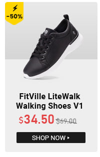 FitVille LiteWalk Walking Shoes V1 $34.50 