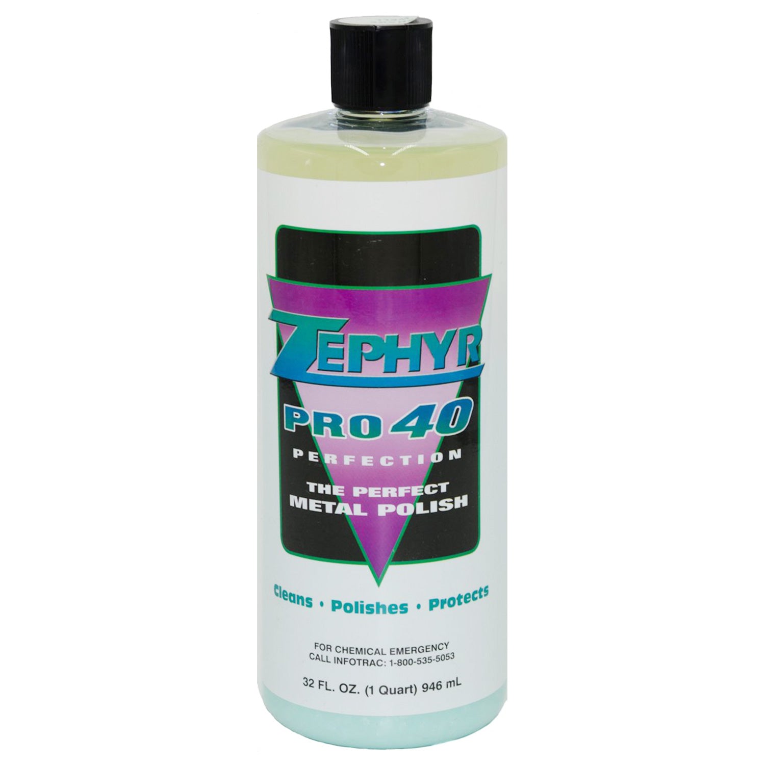 Zephyr Pro 40 Metal Polish 32oz CDC Truck Stuff