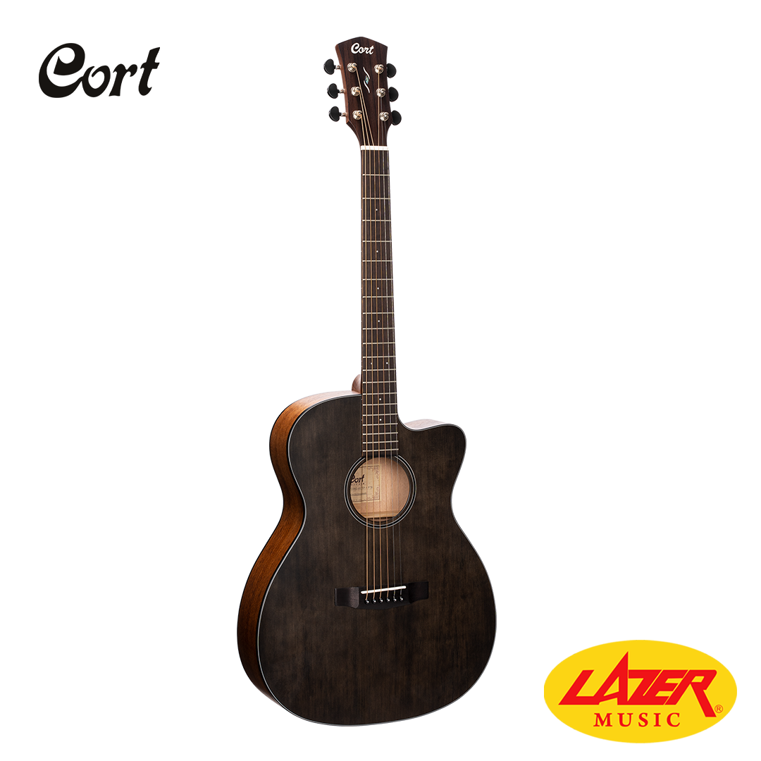 Cort SFX-ME Slim Body Depth Cutaway Acoustic Guitar With EQ and Case