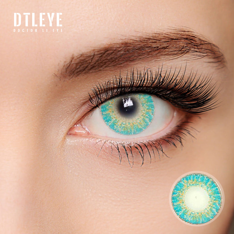 [US Warehouse] DTLEYE Misty Blue Colored Contact Lenses - DTLEYE