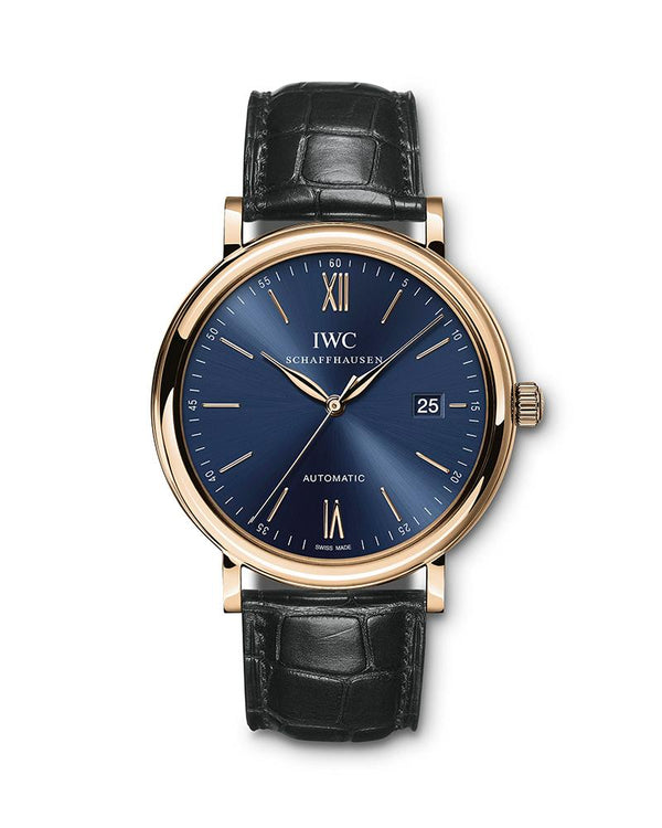 IWC Portofino Hand-Wound 8 Days IW510102 Men's Watch Black... for  Rs.412,784 for sale from a Trusted Seller on Chrono24