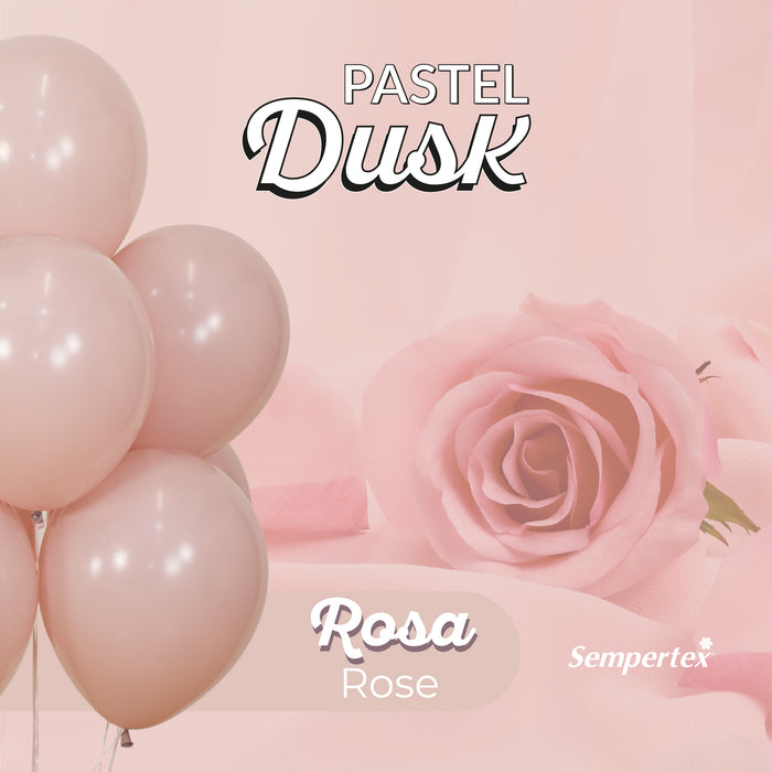 110 Pastel Dusk Rosa R12 X 50 Globos — BALLOONS BOGOTA