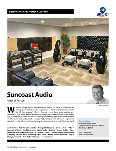 Suncoast Audio Dealer Showcase