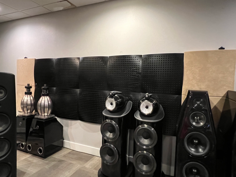 Suncoast Audio sound wall treatments