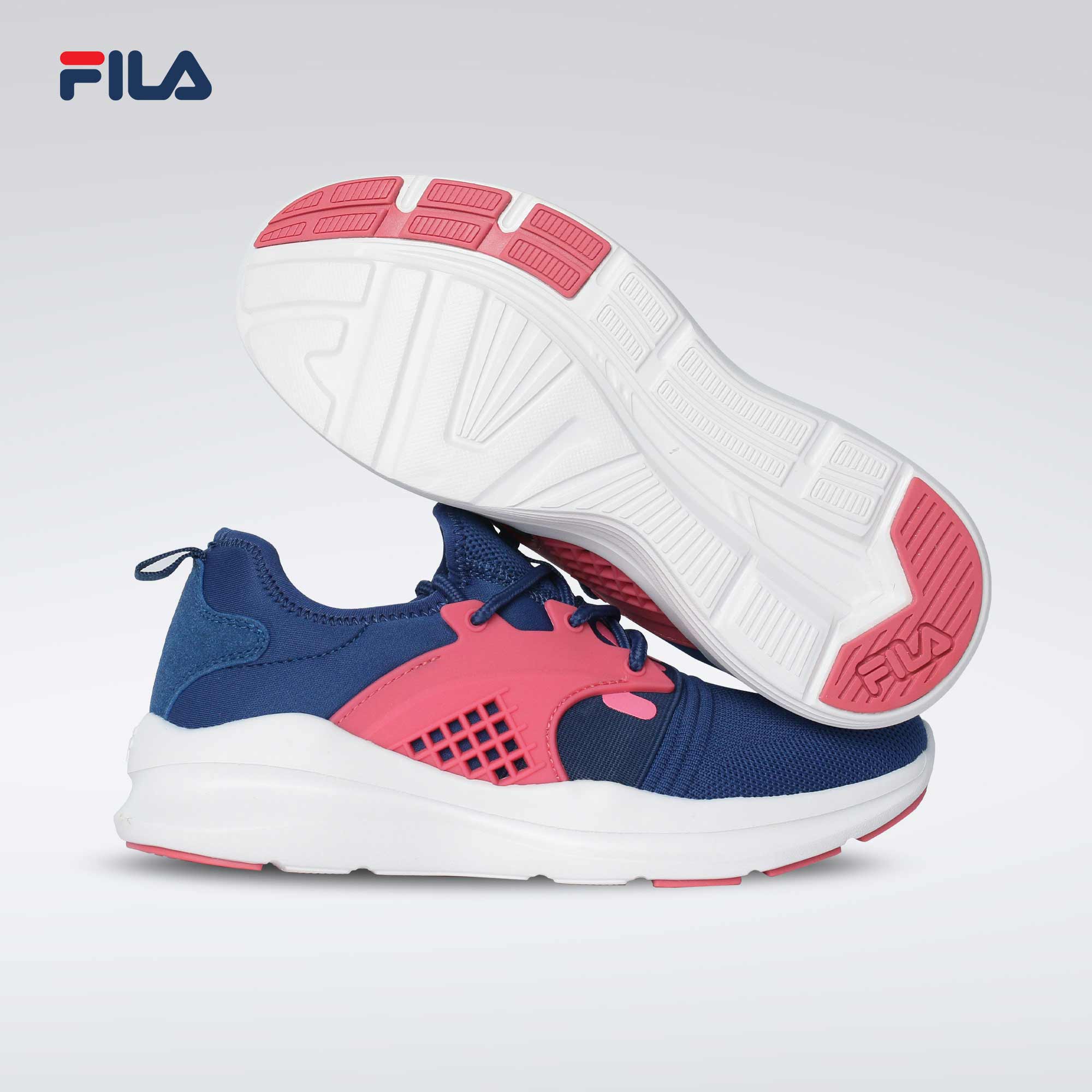 fila shoes pink and white