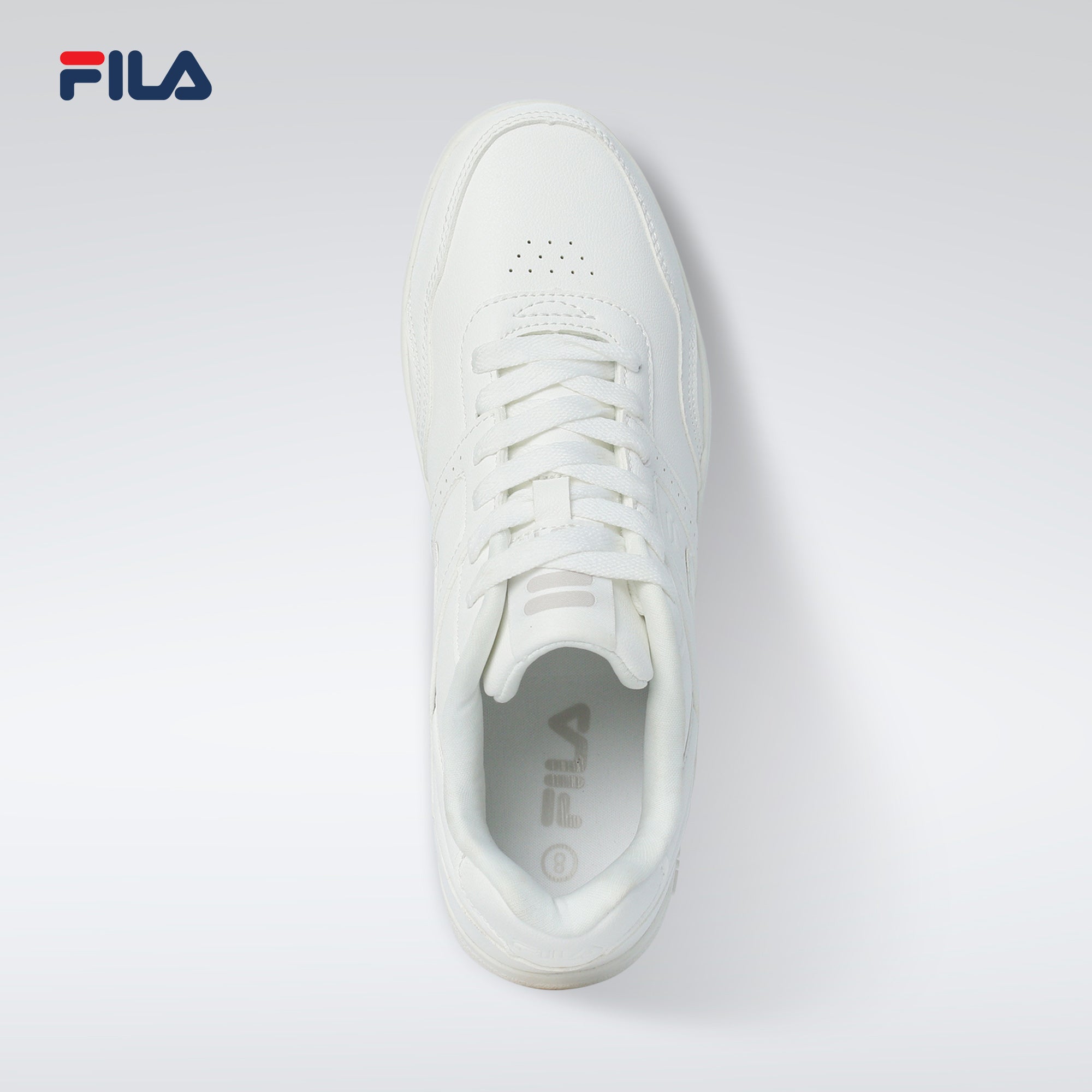 white high top fila shoes