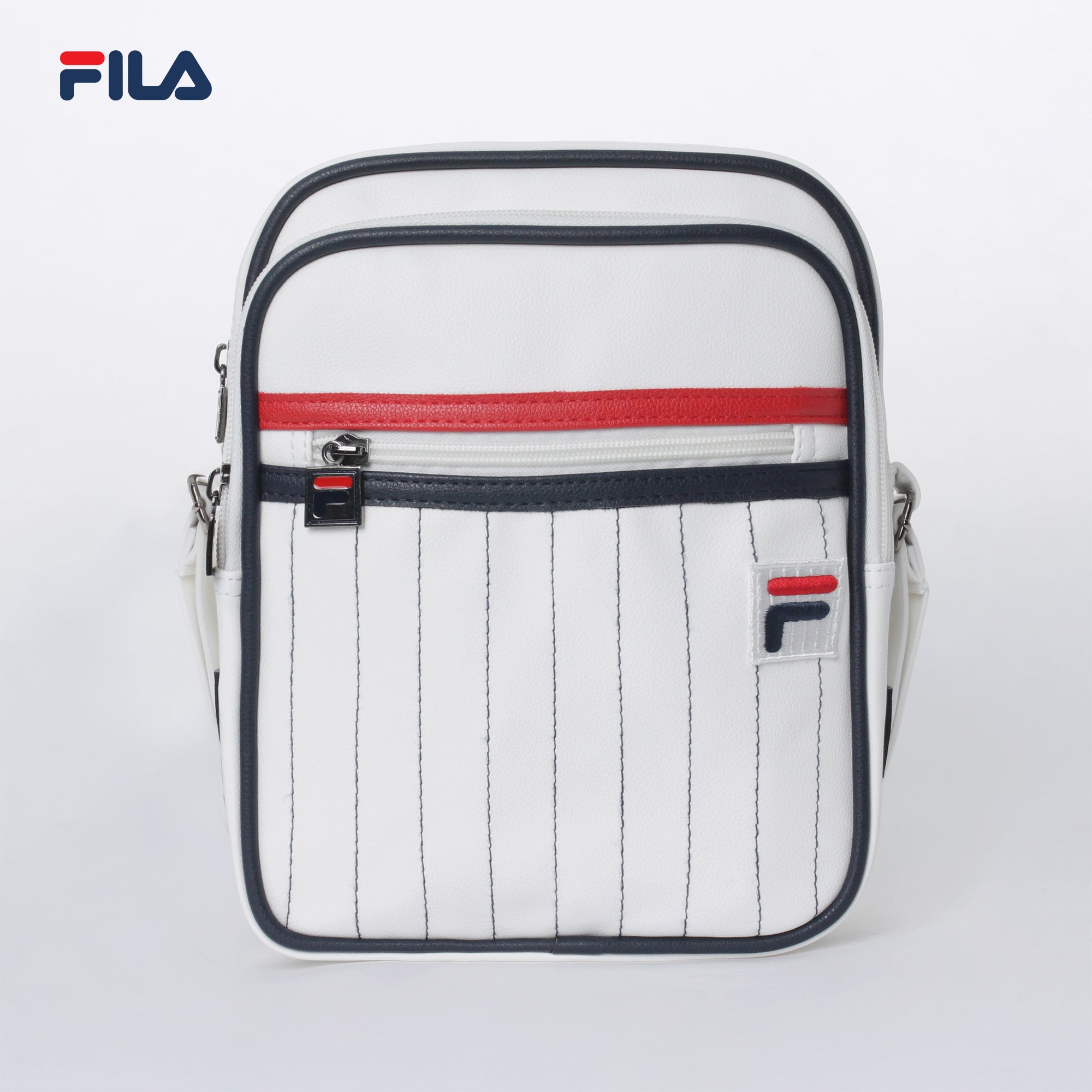 fila white sling bag